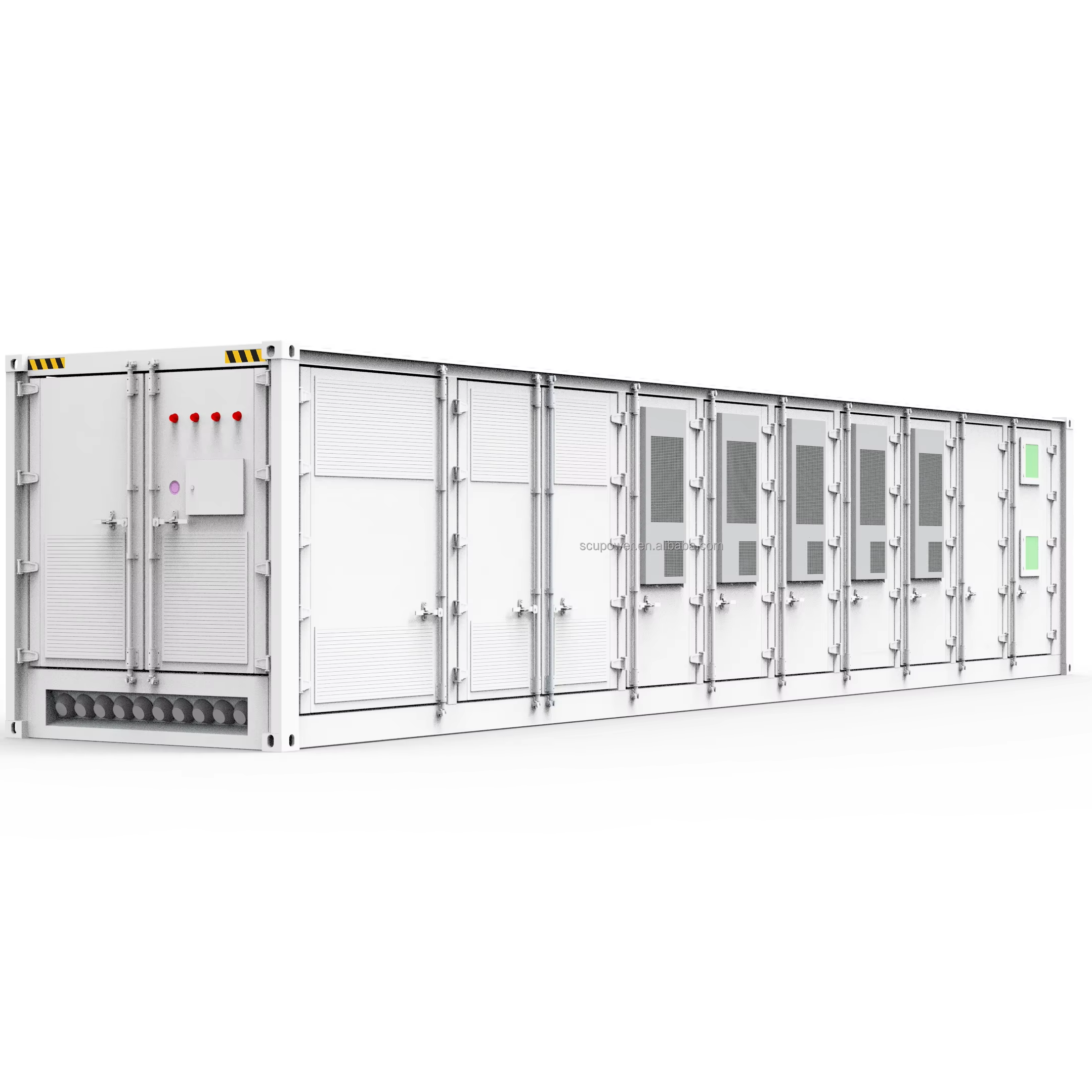1MWh On-Grid Energy Storage System with 500KWH BESS 1MWh 2MWh 3MWh Container LIFEPO4 Lithium Ion Battery