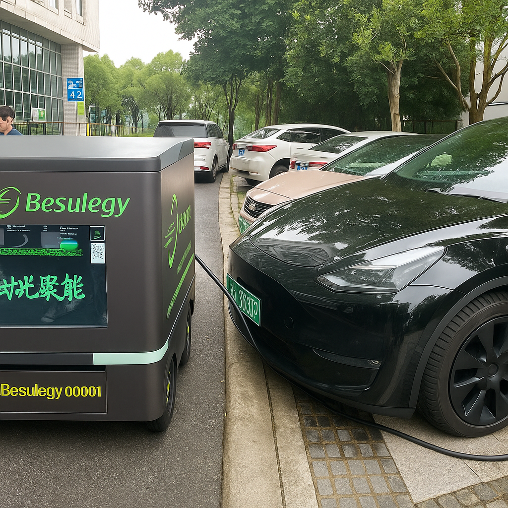 Smart 60KW/100KW DC Quick Charge Portable EV Charging Stations New Emergency Rescue Robot L4 Automatic Drive Technology Charging