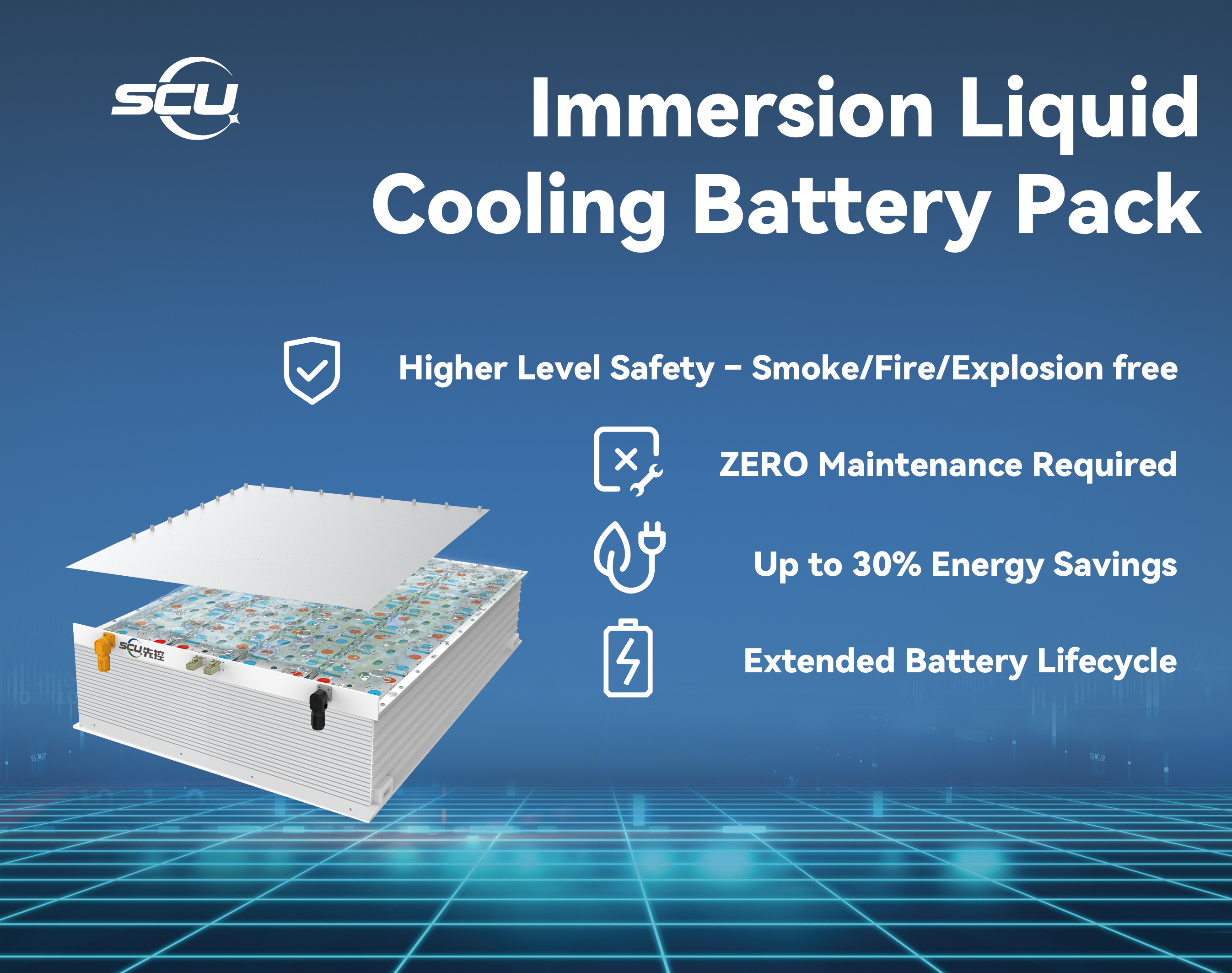 SCU SCU 4MWh Liquid-Cooled BESS for Utility-Scale Solar High-Efficiency LiFePO4 Containerized Battery Energy Storage Solution