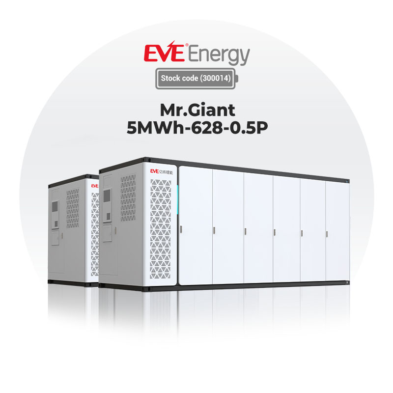 EVE S556H201 5MWh Lifepo4 Solar Power Station Container Solar Power Energy Storage System Container