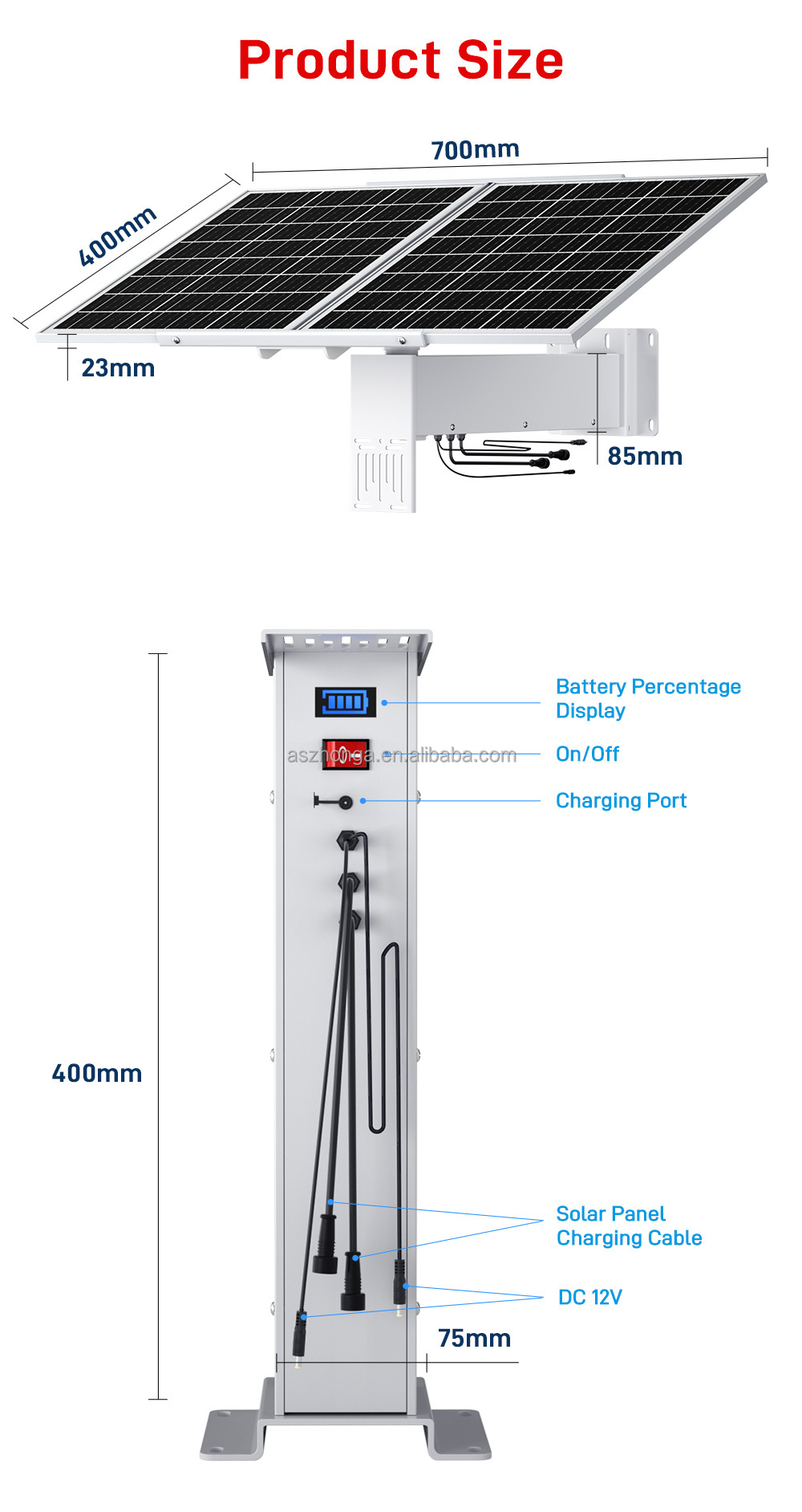 Product Size and Dimensions