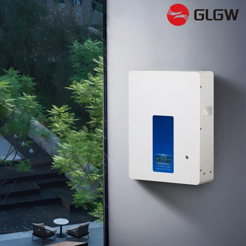 Wall-Mounted Residential Battery Storage LiFePO4 Lithium Home Energy Storage System with Touch Screen