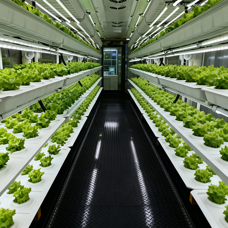 Modular Design Large Hydroponic Systems Vertical Farming Container Farm Steel Frame Mobile Plant Growing Equipment For Urban
