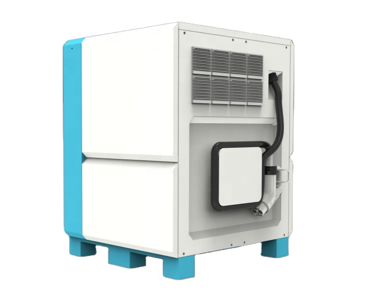 DIBOEV 2023 Latest Design 30kwh 40kwh ESS Battery Energy Storage System 40kw Ev Charger VPOS Credit Card Payment 32A Output