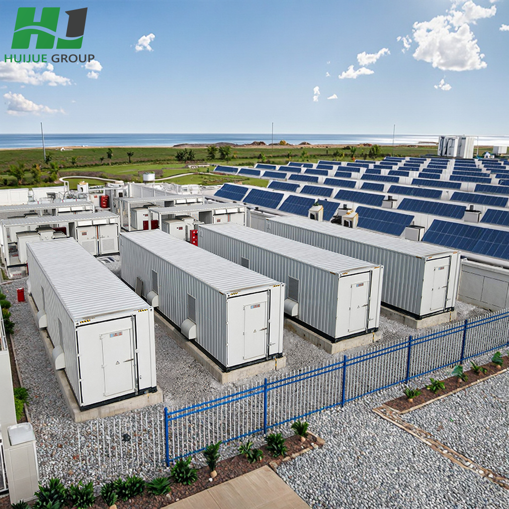 HJ 500KW/1.2MWh 1MW/2.2MWh 5MWh Hybrid Grid Air Cooling Energy Storage Container BESS Container &amp; Microgrid