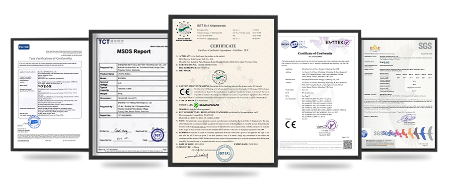 Certifications