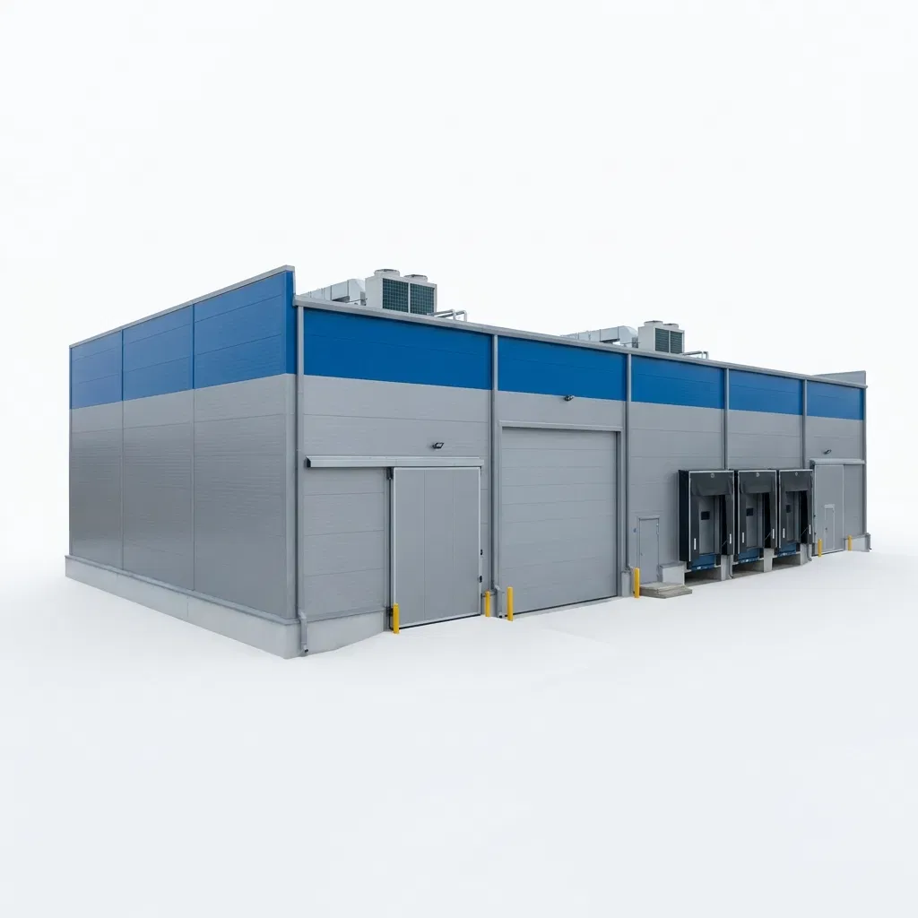 Industrial Cold Storage with Sustainable Cold Chain and Custom Insulation