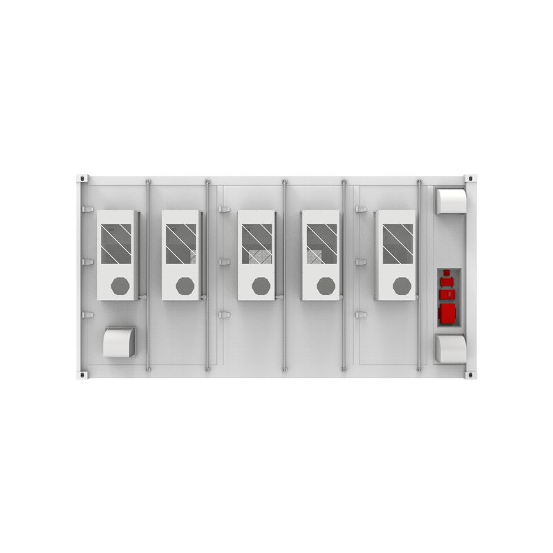 Solar Battery Container Lifepo4 100kWh 200kWh 280Ah Bess Solar Battery Energy Storage Cabinet System