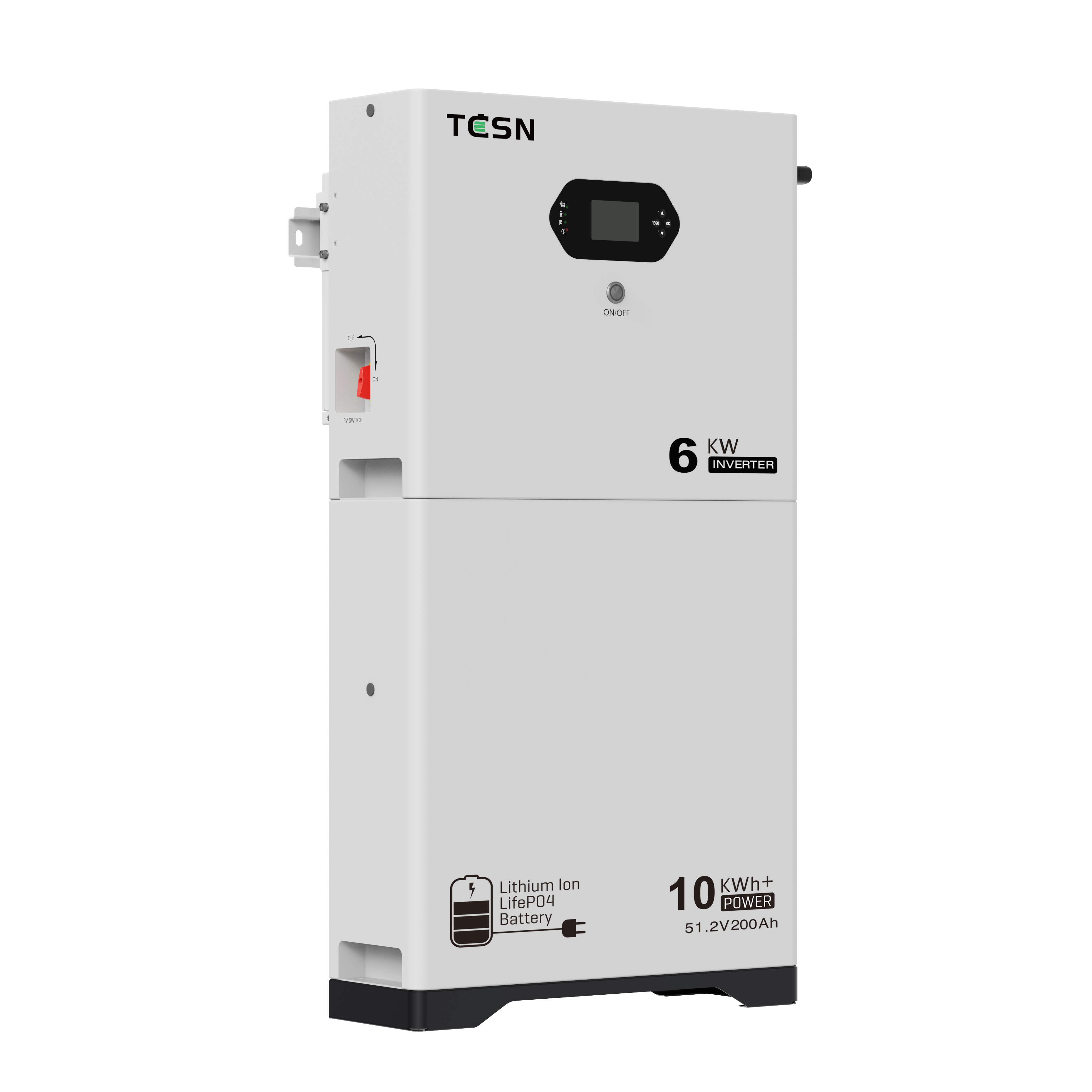 TCSN All-in-one Portable Power Station 6kVa 10kWh Hybrid Whole-home Energy Storage Backup Solar Generator System