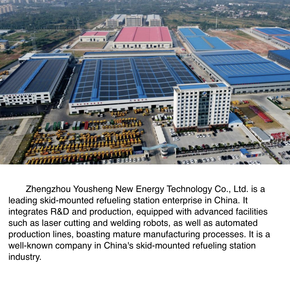 Portable Fuel Station CE Certified, 15-50m&sup3; Skid-Mounted Refueling System For Logistics Park