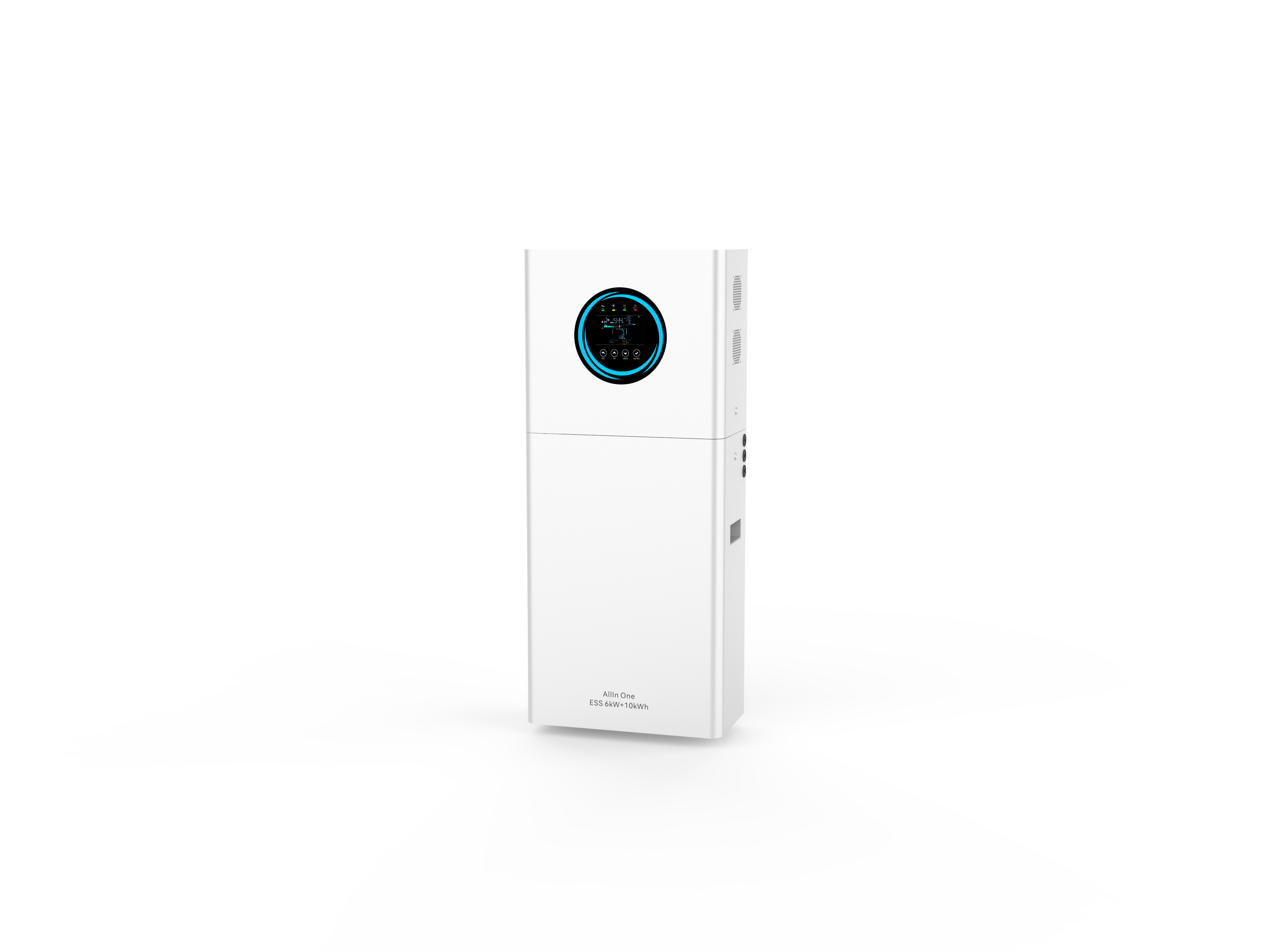 ZHintell 6Kw 10Kwh LiFePO4 Solar Ess All One Inverter Battery Hybrid System 51.2V Mppt Pure Sine Wave UPS Grid Tie Home Power