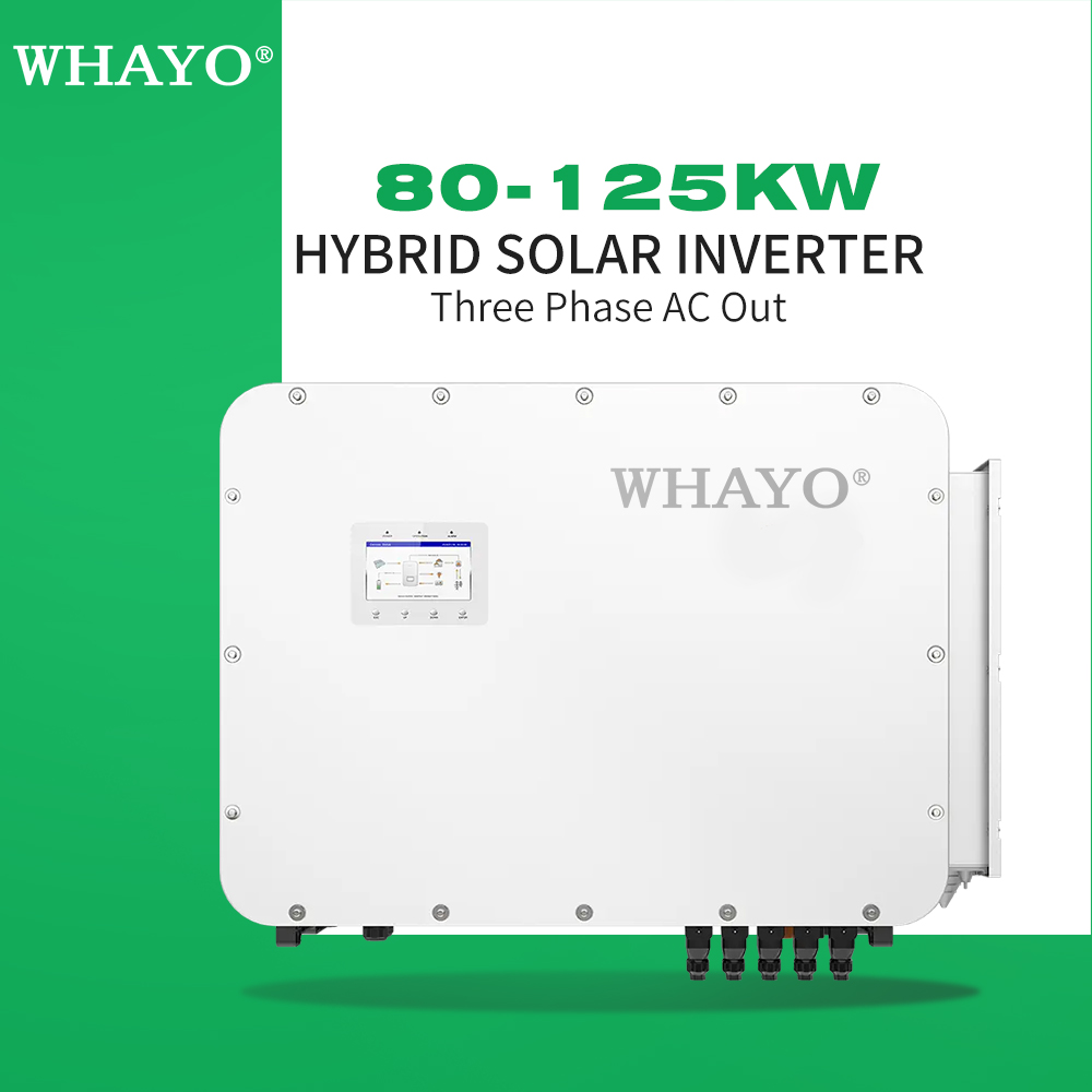 Whayo Industrial Solar Power System 150KW 300KW 500KW Distributed Energy System for Manufacturing Industry