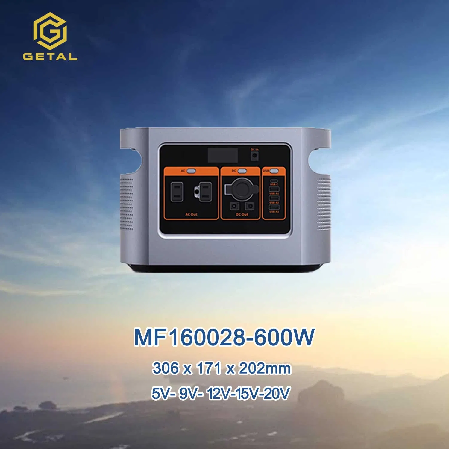 Wireless Rechargeable Solar Energy Battery 448wh 600W Outdoor Storage