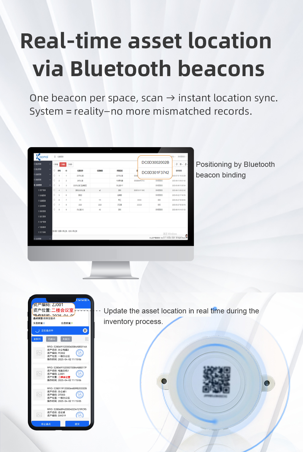 UHF RFID Asset Management Solution One-stop Sourcing With System Software, Android APP, Smart Device As Well As Sample Tags