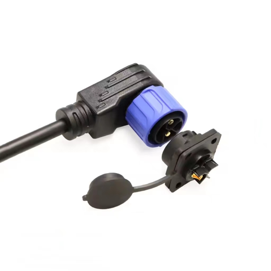 Quick-Lock M25 Waterproof Plug New Energy Li-Ion Battery Energy Storage Connector Electric Vehicle Charging Discharging Terminal