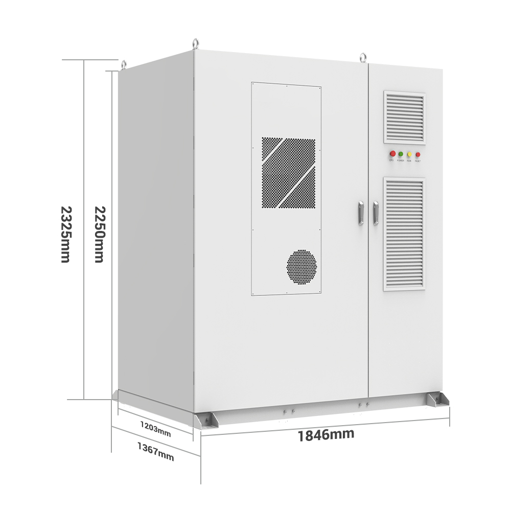 Dyness 100kW 215kWh Outdoor Solar Energy Storage All in One System with LiFePO4 Battery Smart BMS for Commercial Industrial Use