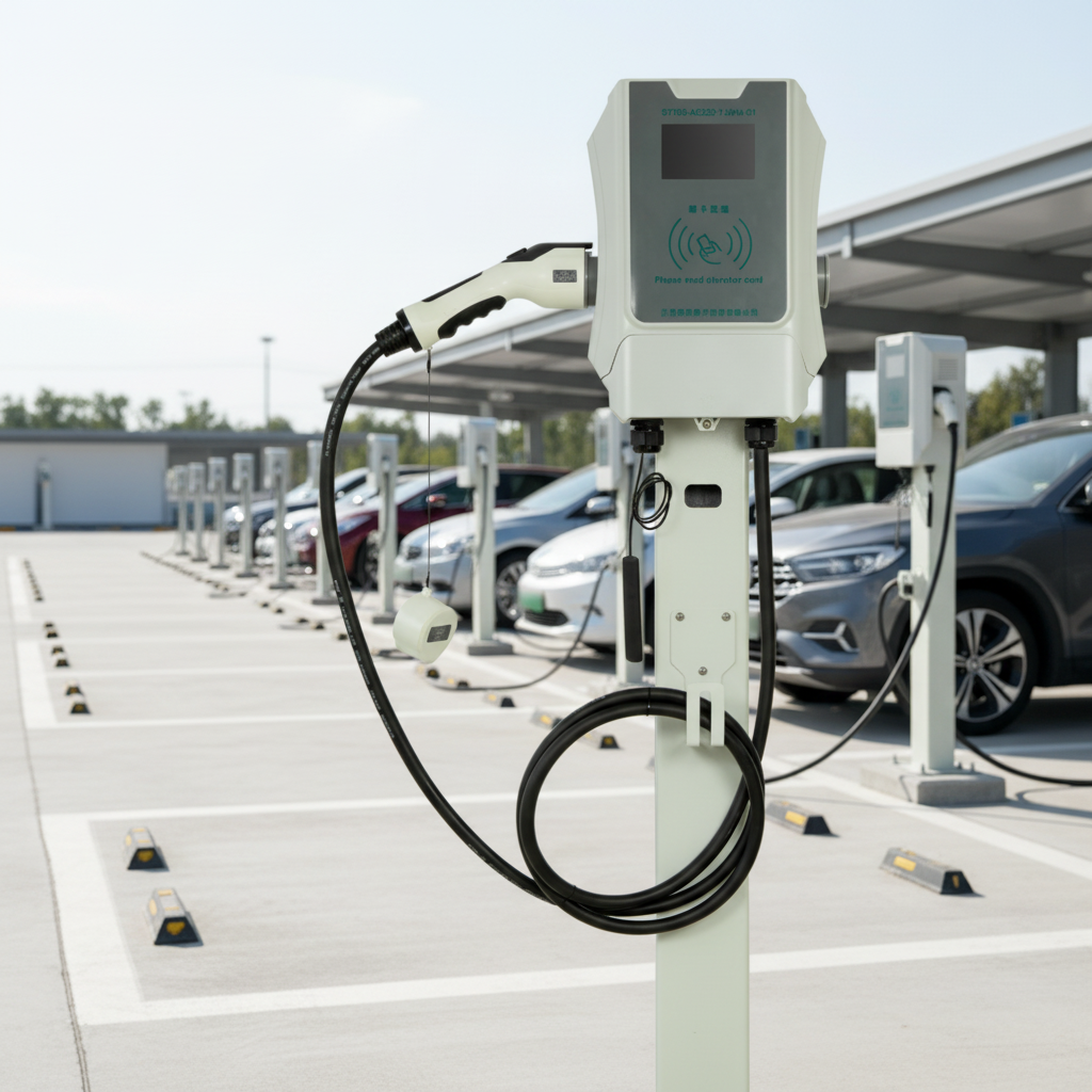 Smart Energy Management 7kW 32A IP66 Rated Outdoor Power Distribution System for EV Charging