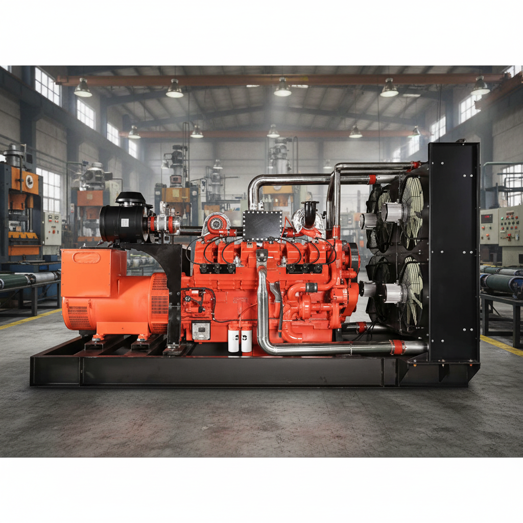 4000KW Natural Gas Generator - Thermal Power Plant Peak Shaving Solution with High Efficiency &amp; Large Energy Storage