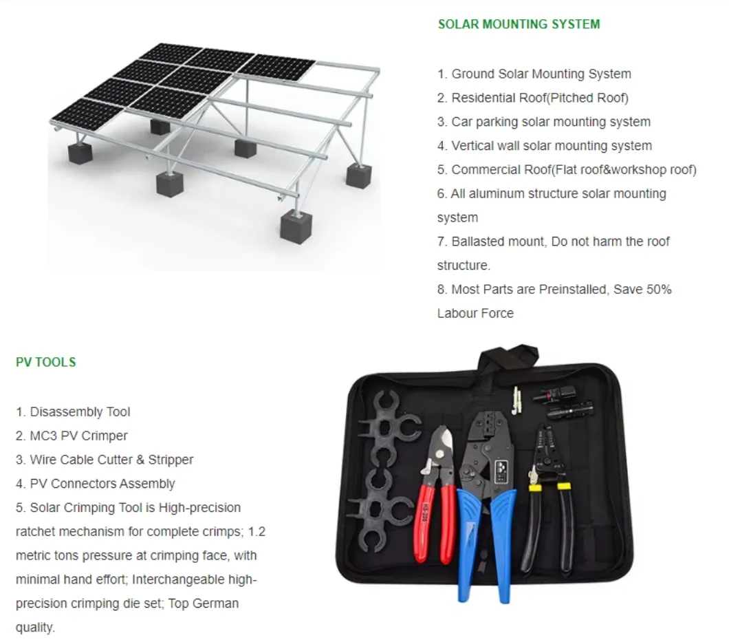 High Performance Ess Solar Energy Storage System Solution for Home Appliances
