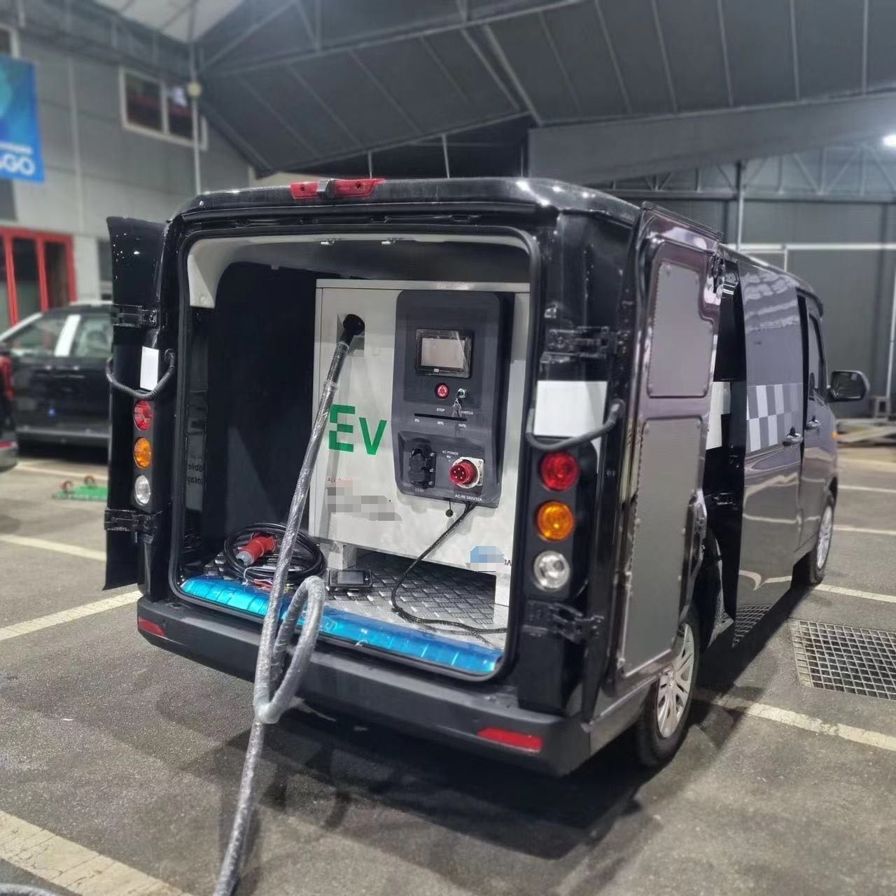 XIAOFU New 75kWh DC Home Energy Storage System 60kW EV Charging Station VPOS OCPP CC Card Pay Floor-Mounted
