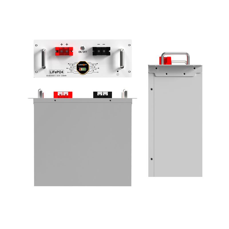 25.6V LiFePO4 Solar Battery 2.56kWh 3kWh Home Energy Storage System WIFI Monitoring Residential ESS Off-Grid Backup Power