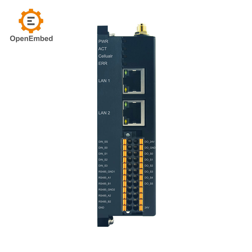 4DI 6DO RS485 Ethernet WIFI BLE 5.0 4G LTE LoRa ESP32 P4 C6 Industrial Control IoT Gateway Modular PLC Programming Controller