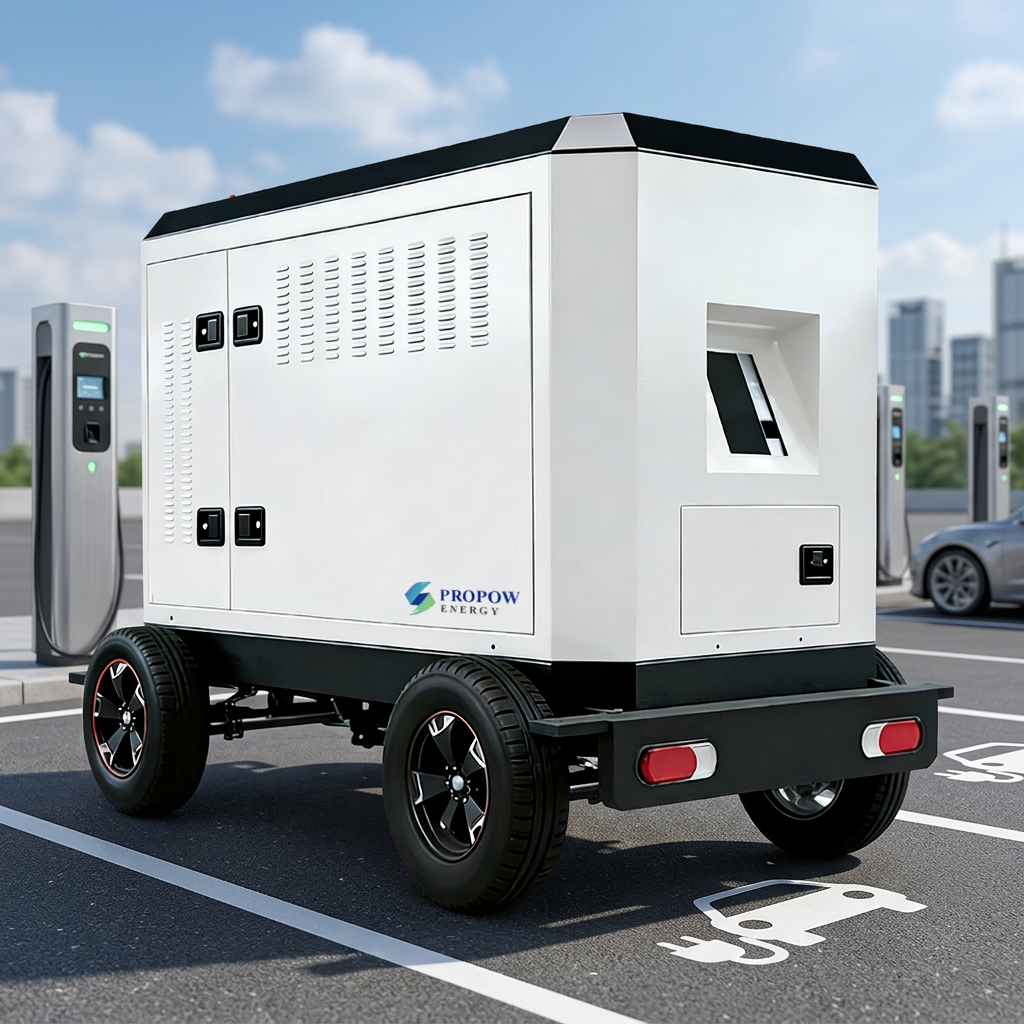 30kWh 45kwh 60kwh 100kwh 216kwh Air Liquid Cooling Portable Battery Energy Storage Mobile EV Charging System Container System