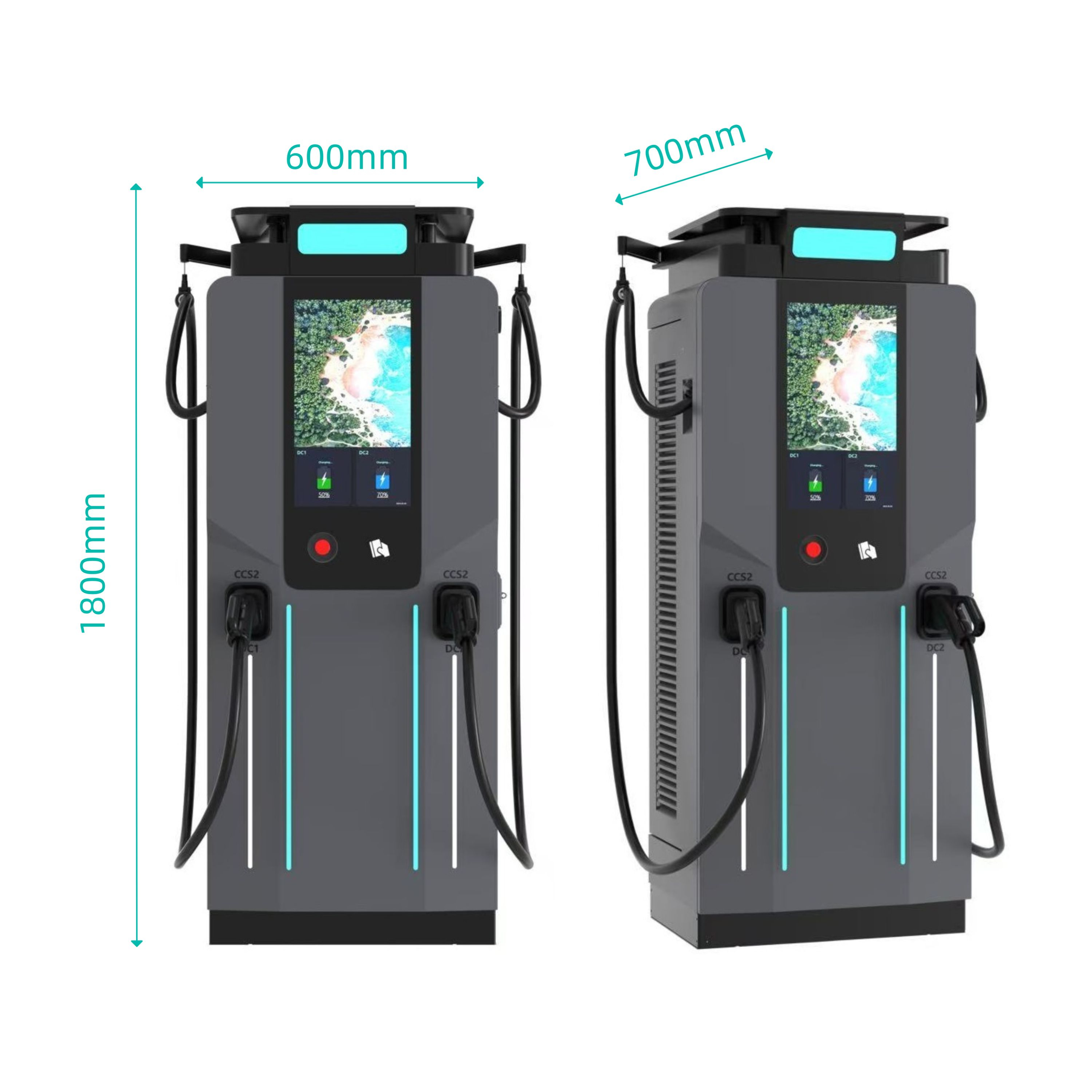 Xupernova All-in-One Solar Storage Charging Station 60-150kW Integrated Battery IP55 Rated for Off-Grid EV Charging
