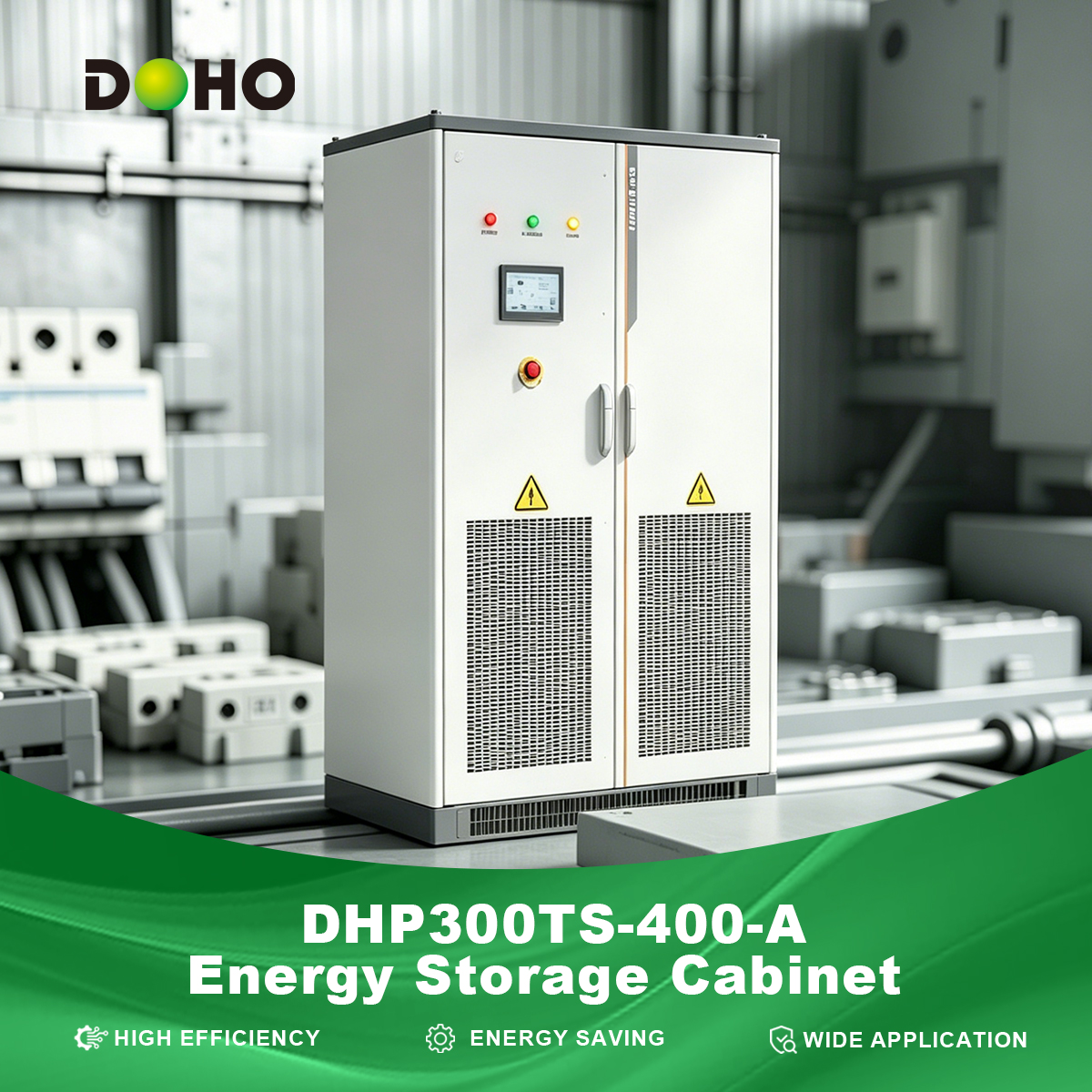 DOHO DHP300TS-400-A 100kW/200kWh Hybrid ESS Energy Storage Cabinet IP21 Smart Air-Cooled Lithium Ion Battery On/Off-Grid