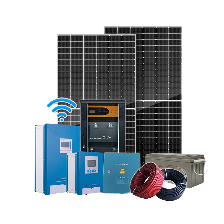 8kw Energy Storage Station Complete Hybrid PV Power Solar System with Battery Backup 10kw Home Solar Panel System Kits