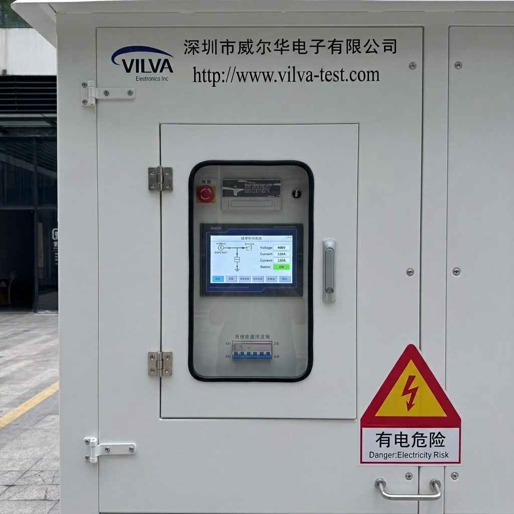 Outdoor 1000KW Continuous Load Bank 1MW 3 Phase Resistor Load Bank For ESS System Generator Testing