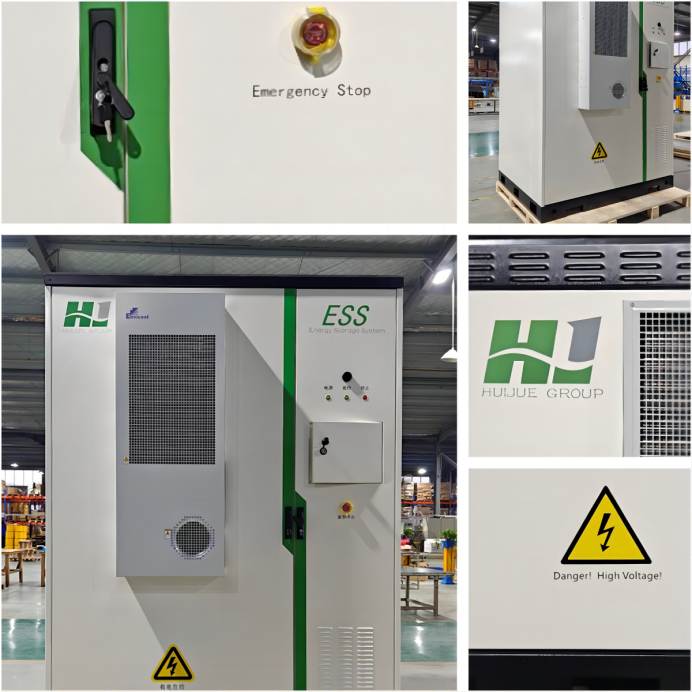 All-in-One Hybrid Solar Energy Storage System 50kWh-500kWh with Lifepo4 Battery and Grid-Tie Inverter