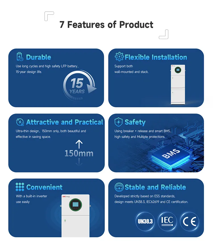 5.12kwh All-in-One Product for Residential Ess Solar Energy Storage Home Energy Storage System