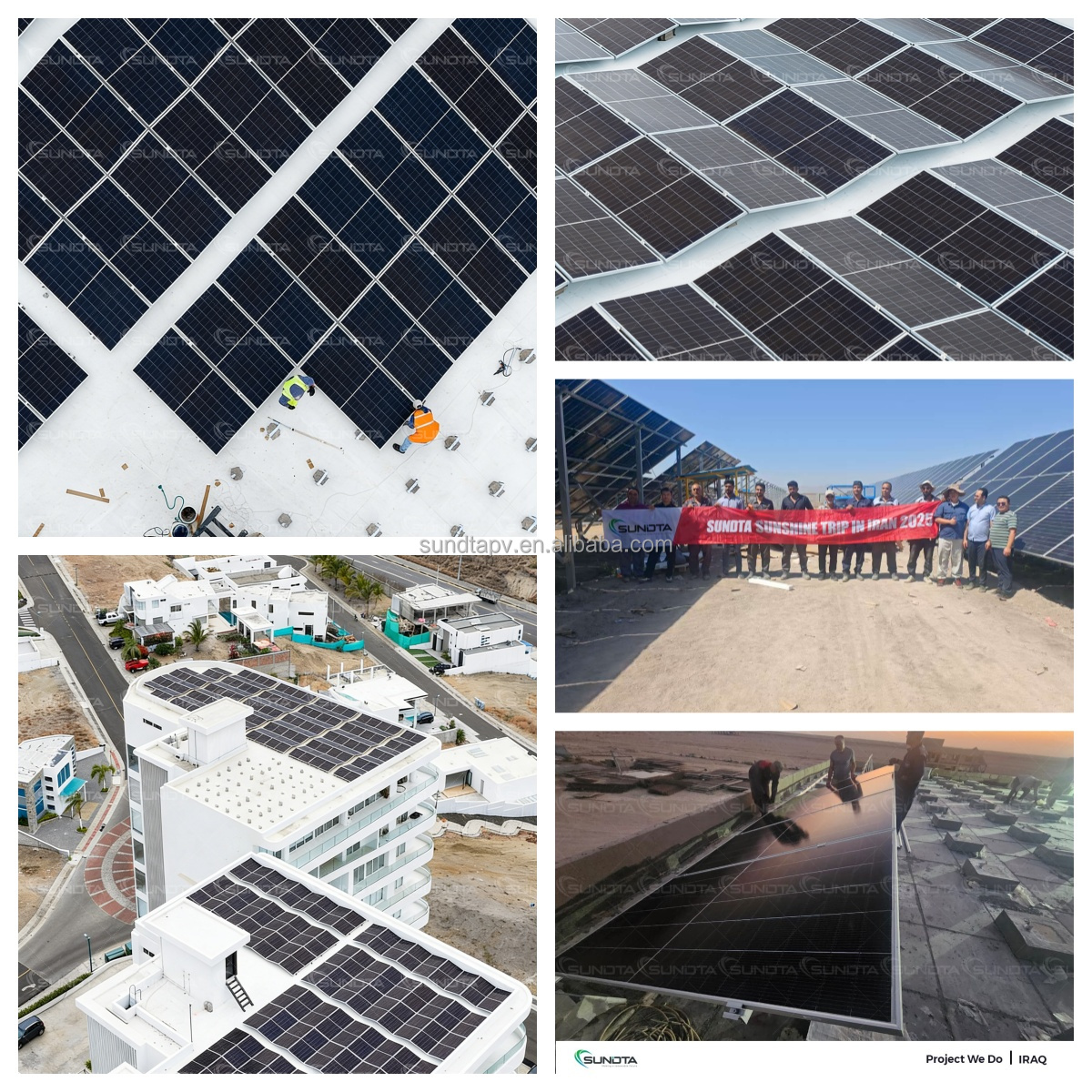 Stock Available Sundta 5KW 8KW 10KW 12KW 15KW 20KW New Innovation Complete Solar Hybrid System Kit With Lithium Battery