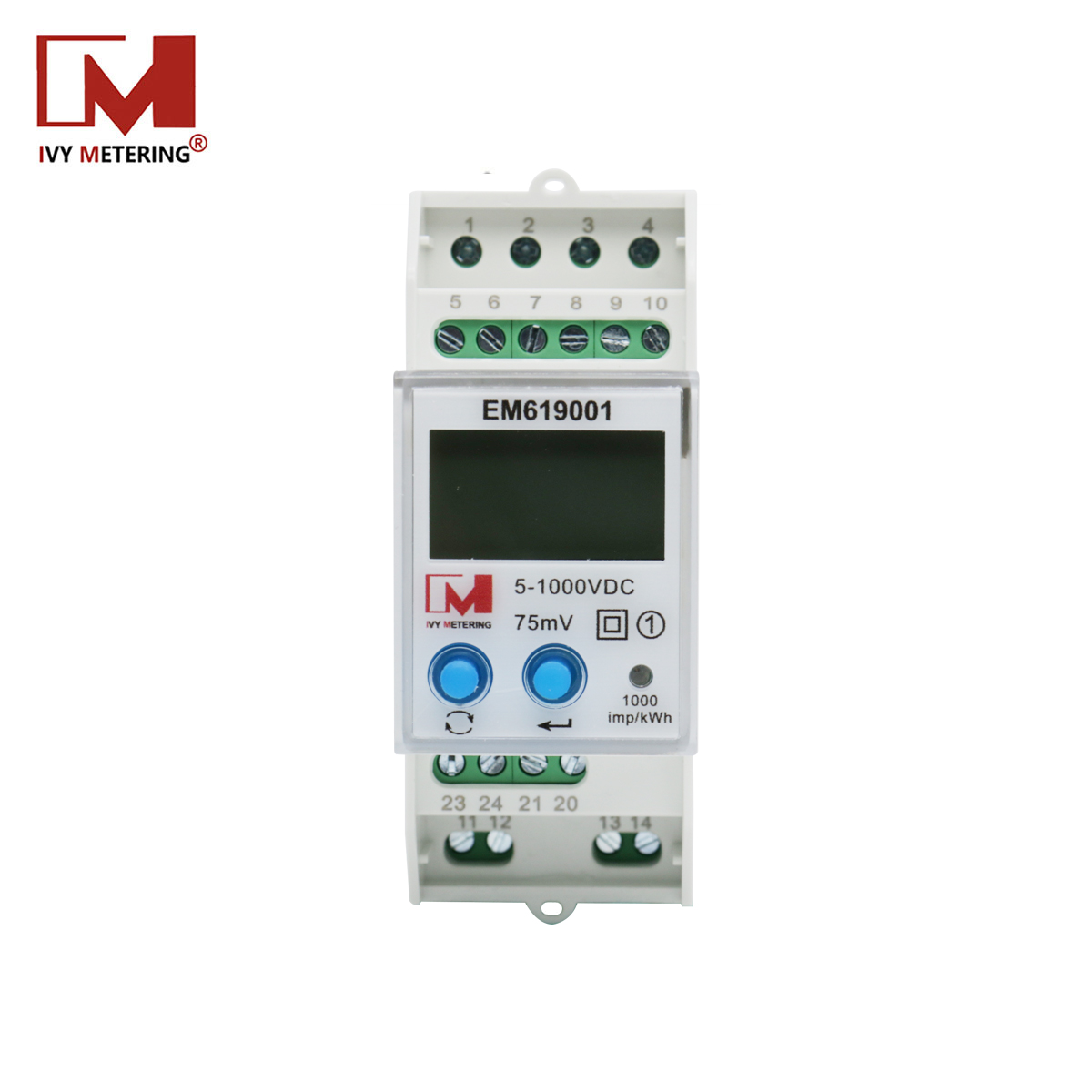 MID PTB Eichrecht Standard 300A 1000V Bidirectional DC Energy Meter For EV Fast Charging Station