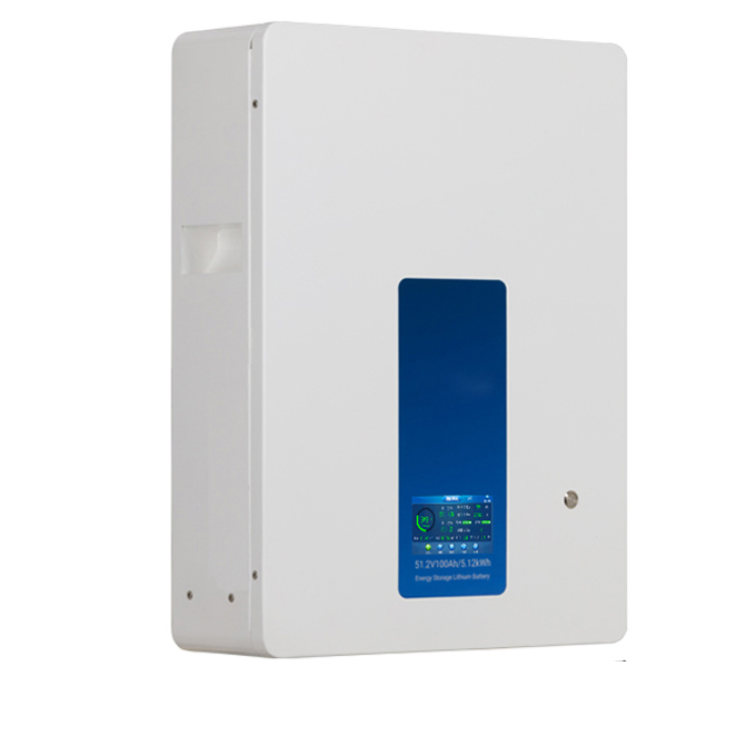 Wall-Mounted Residential Battery Storage LiFePO4 Lithium Home Energy Storage System with Touch Screen