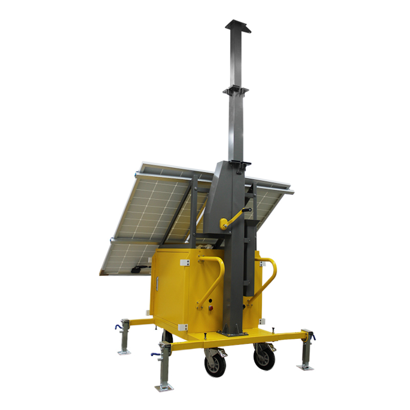 All-In-One Industrial Hybrid Backup Generator Monocrystalline Silicon Lithium Ion MPPT Solar Energy Mobile System 2560WH/5120WH