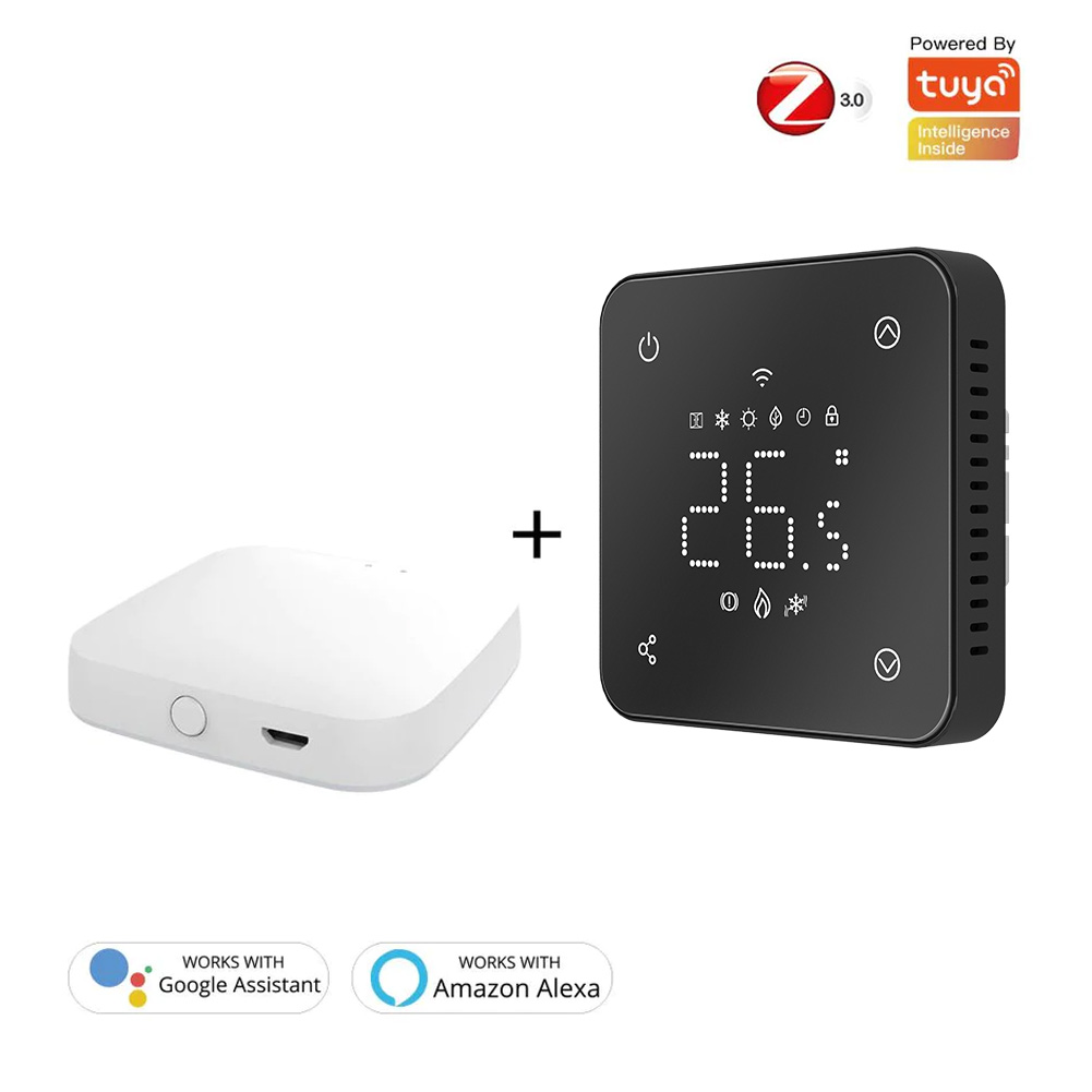CE Factory Wholesale Smart Home Tuya WiFi Zigbee Thermostat For Hydronic Or Electric Floor Heating Control