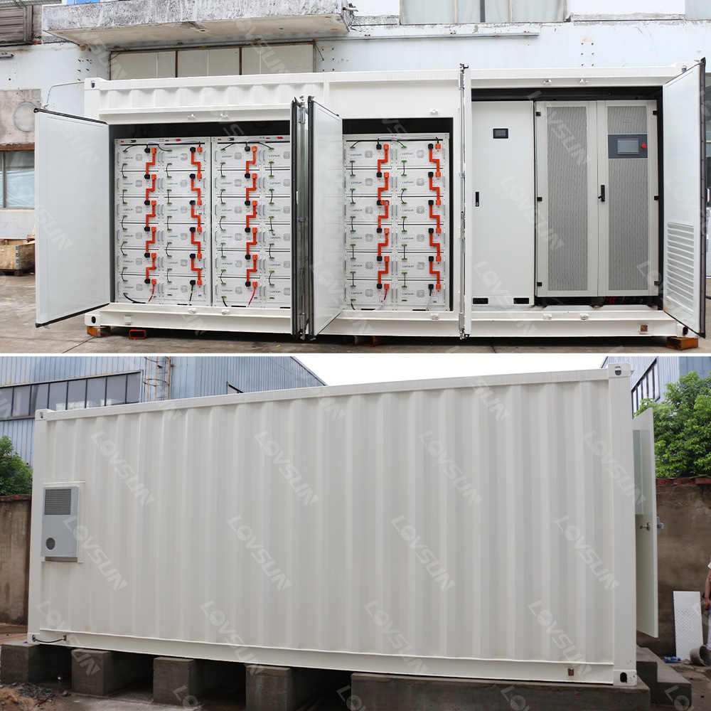 500kW 1MW Lithium Battery ESS Solar Energy Battery System Container 1 MWh 2 MWh Container Energy Storage System for Commercial