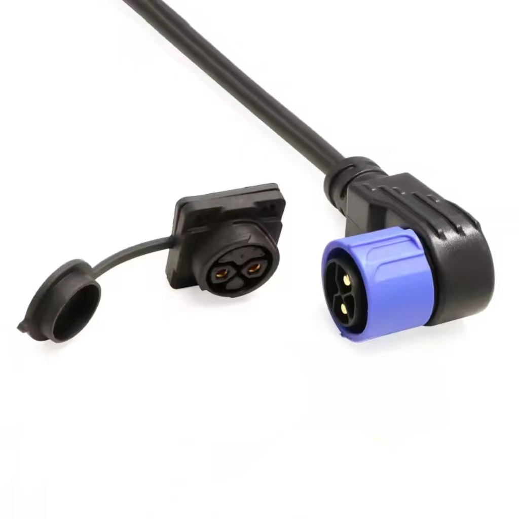 Quick-Lock M25 Waterproof Plug New Energy Li-Ion Battery Energy Storage Connector Electric Vehicle Charging Discharging Terminal