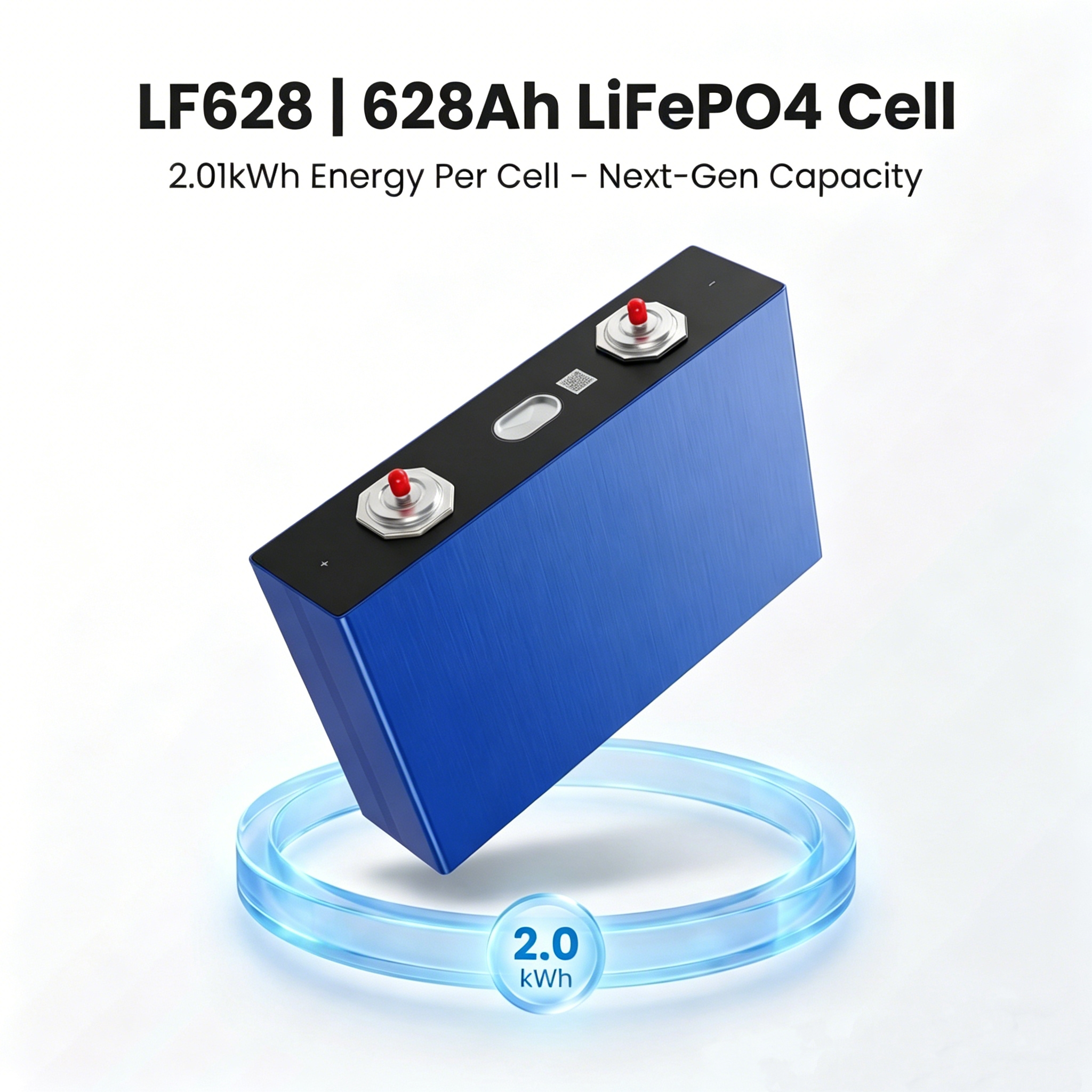 Ultra Large Capacity LF628 3.2V 628Ah LiFePO Battery Cell 8000 Cycles Prismatic LFP for Utility Scale Grid Energy Storage System