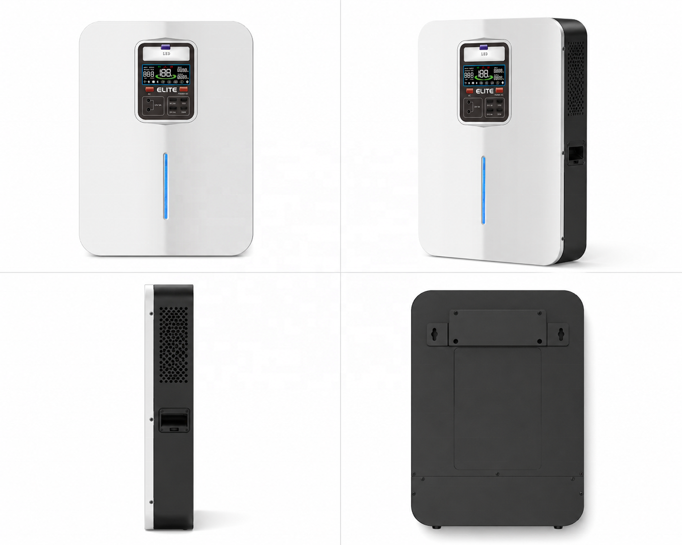 3000Wh LiFePO4 All in One ESS Solar Generator 10ms UPS Home Backup Power 960W 3KW Wall Mounted Emergency Energy System
