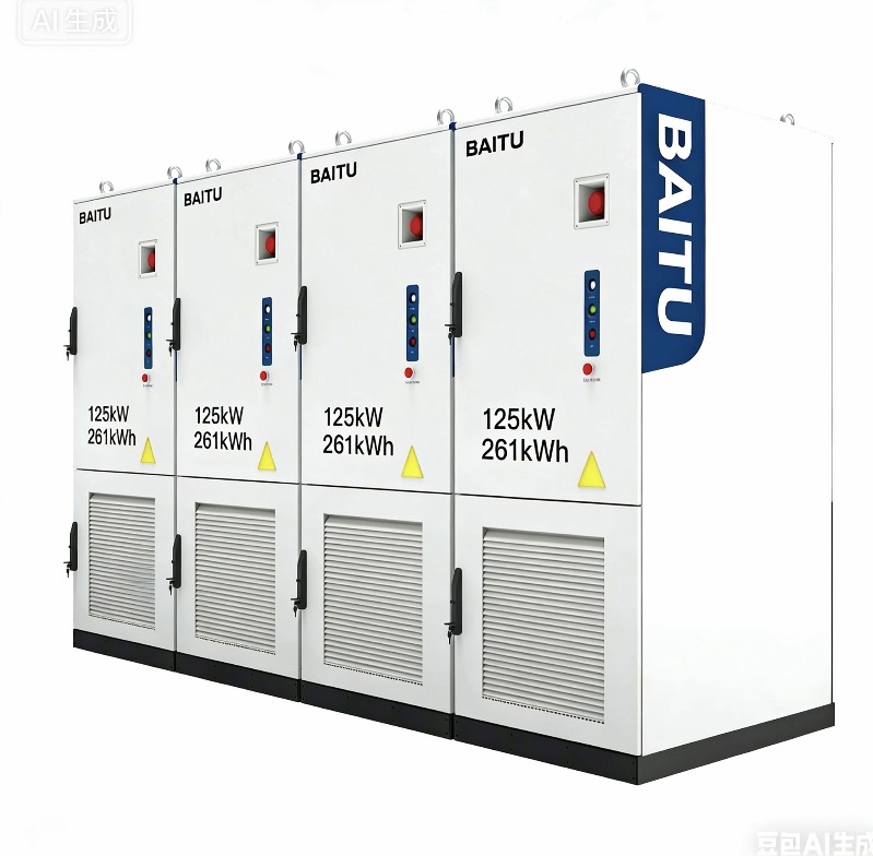 BAITU ESC-R125-261 CATL Stock Europe 125KW 261KWH Hybrid Grid Microgrid Backup Power Supply Liquid Cooling LiFePO4 Technology