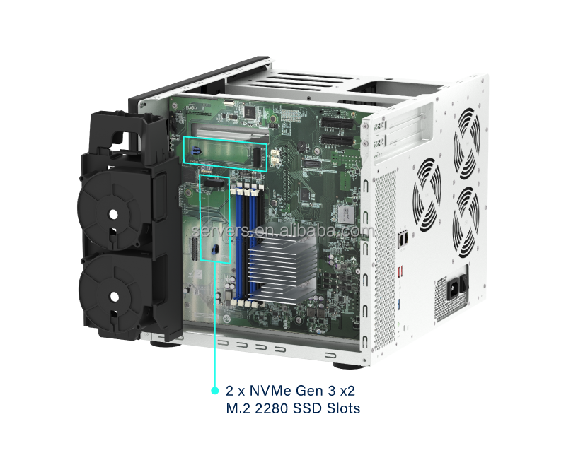 High Performance Qnap Ts-1655 Cloud Storage Octa Core Processor 8G Memory 16 Bay Nas Network Storage Server