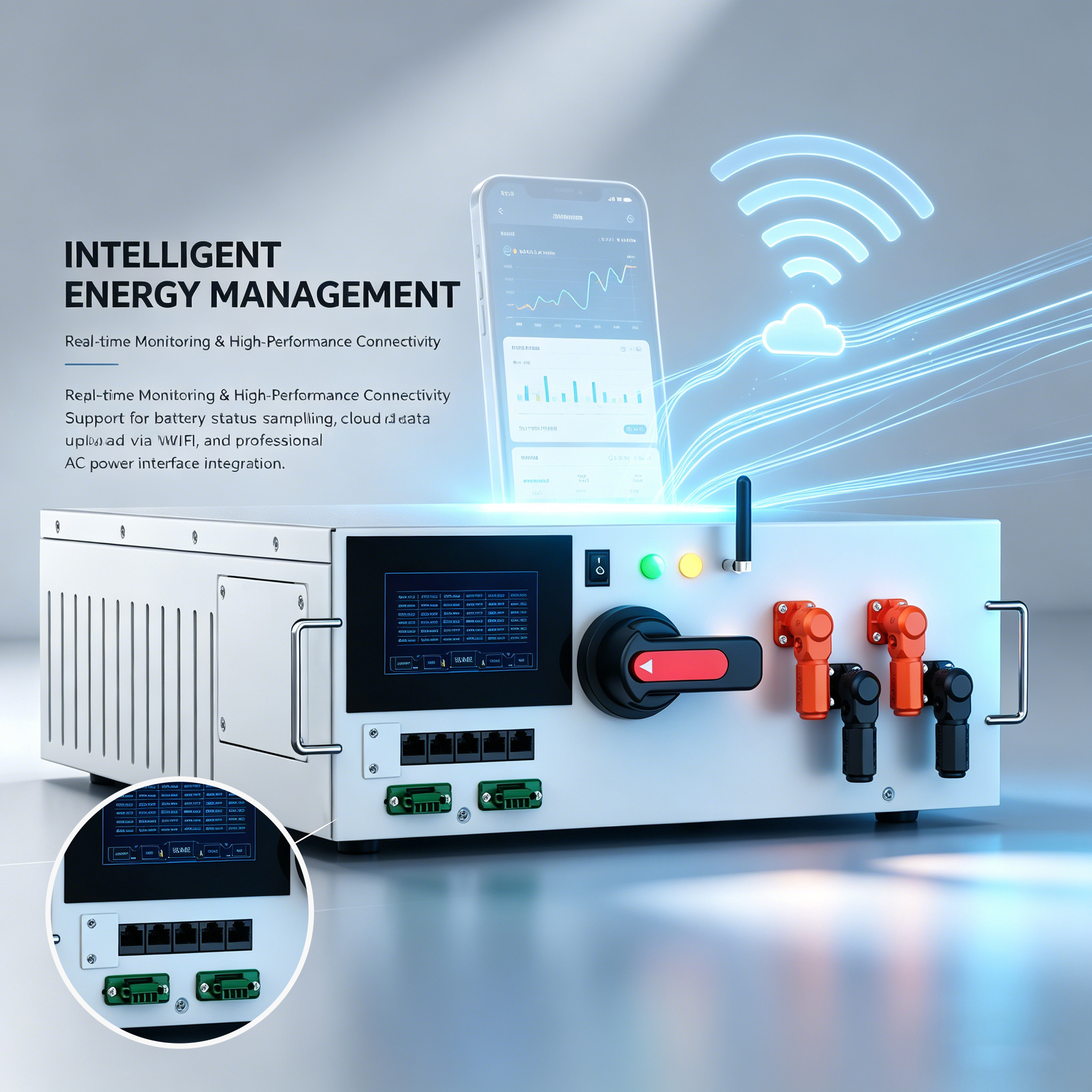 JKESS 64S 128S 256S 100A Master Control Box Smart Bms Lifepo4 With Wifi High Voltage Battery Management System Fast EU Stock