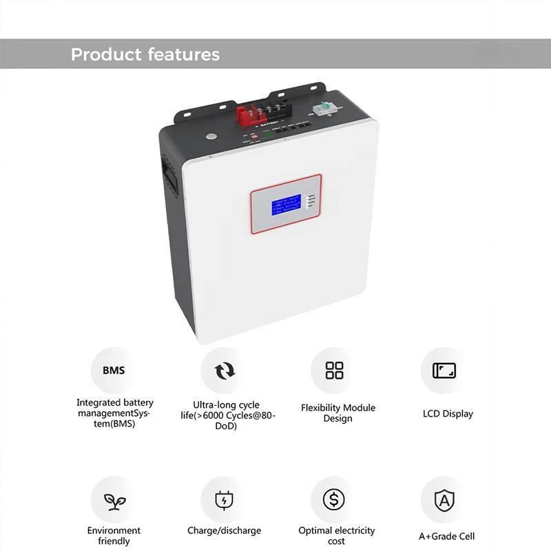 Premium Jy Future Residential Wall-Mounted Energy Storage Battery/Solar Power System/Energy Storage System