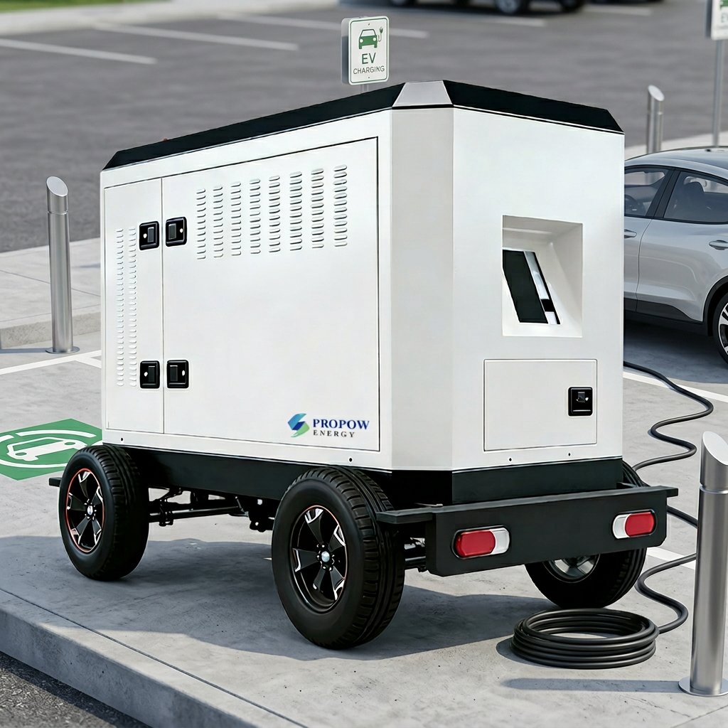 30kWh 45kwh 60kwh 100kwh 216kwh Air Liquid Cooling Portable Battery Energy Storage Mobile EV Charging System Container System
