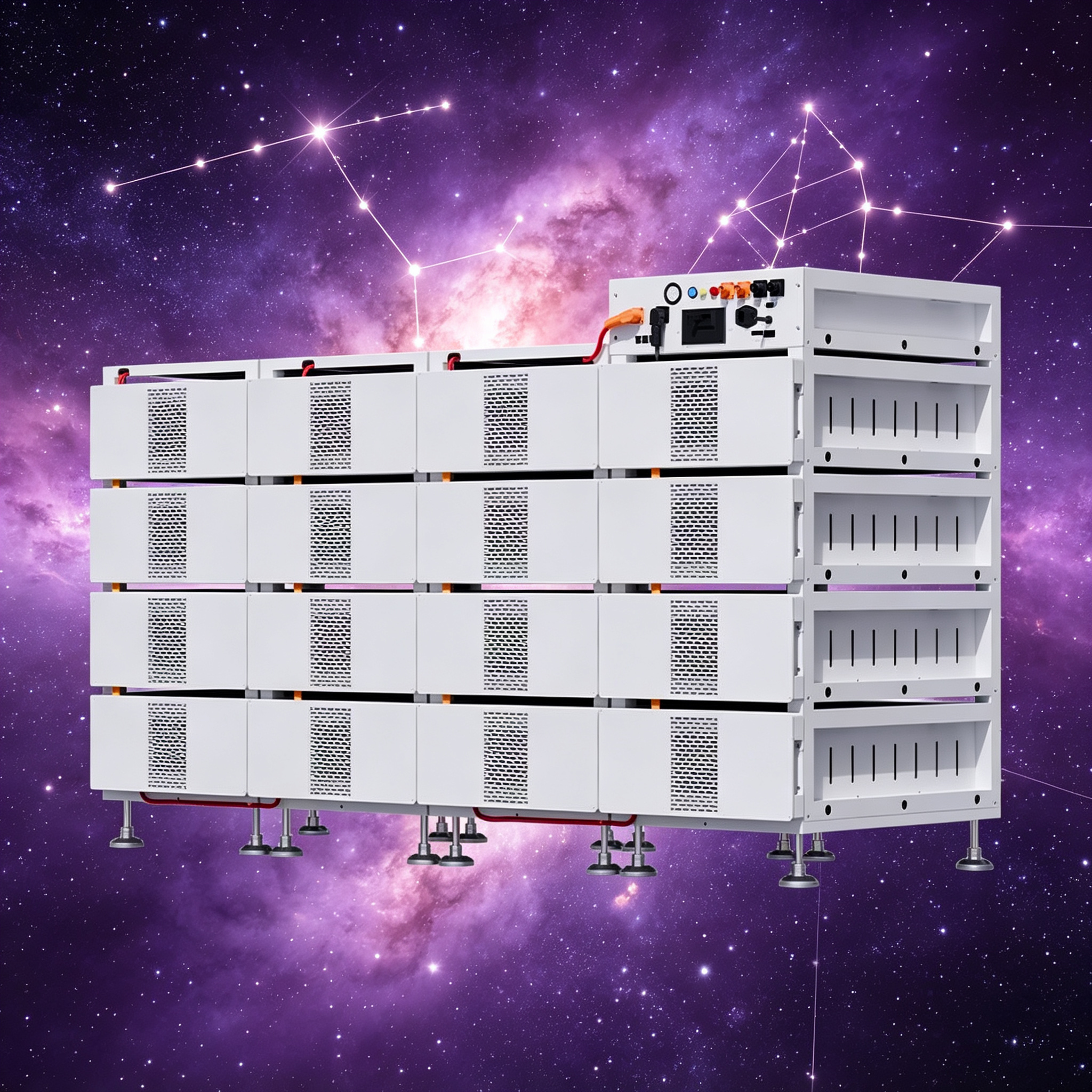 Deye ESS BOS-B Pro-A3 260kWh High Capacity Lithium Battery BMS Controlled Industrial Distributed Energy Island Storage System