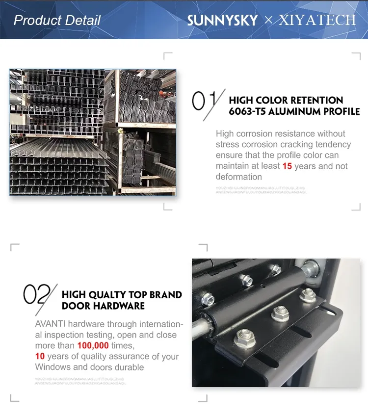 باب جراج قسمى أوتوماتيكى أسود من الألمنيوم مع زجاج منخفض السعر سكنى