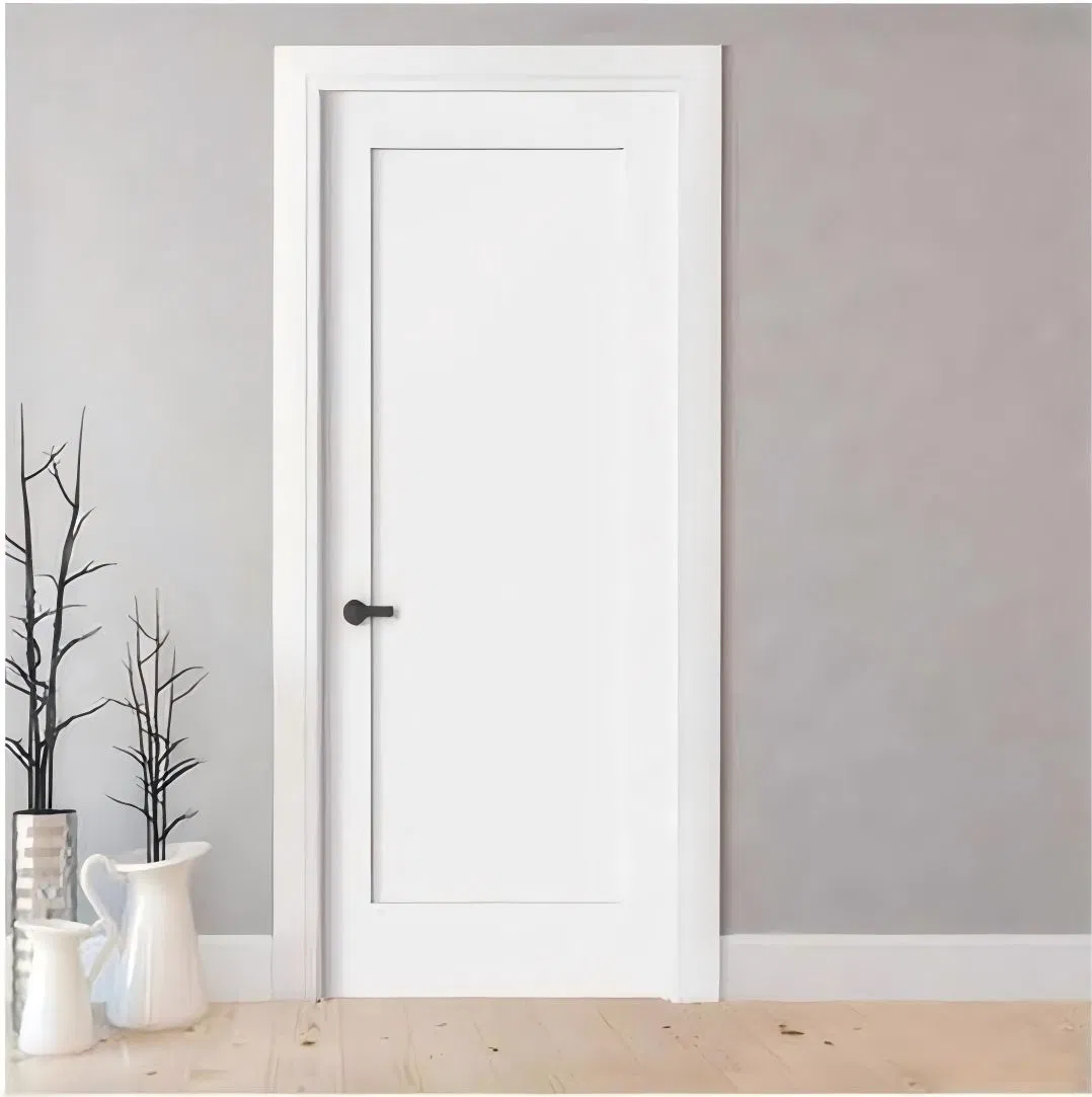باب داخلي صلب صوتي متميز - أبواب خشبية حقيقية مصنوعة من MDF/WPC/PVC صديقة للبيئة مع عزل صوتي ممتاز للمنازل